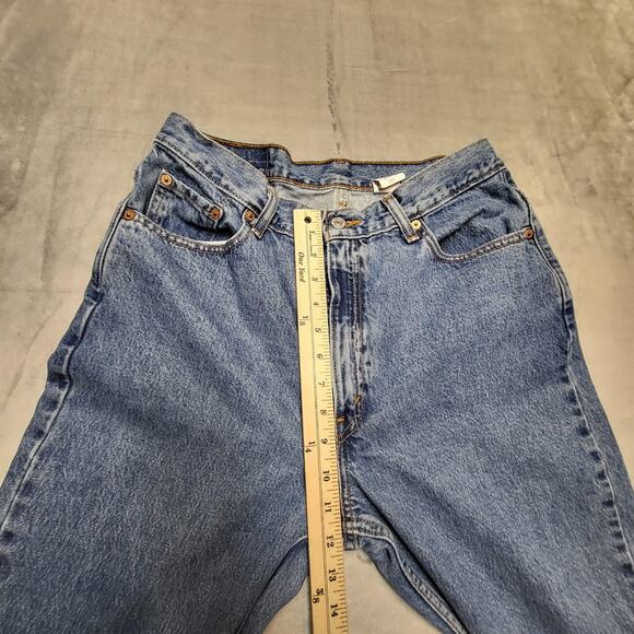 Levis 512 Jeans Womens 14S Blue Slim Fit Tapered Leg High Rise Denim Pants - Picture 8 of 11